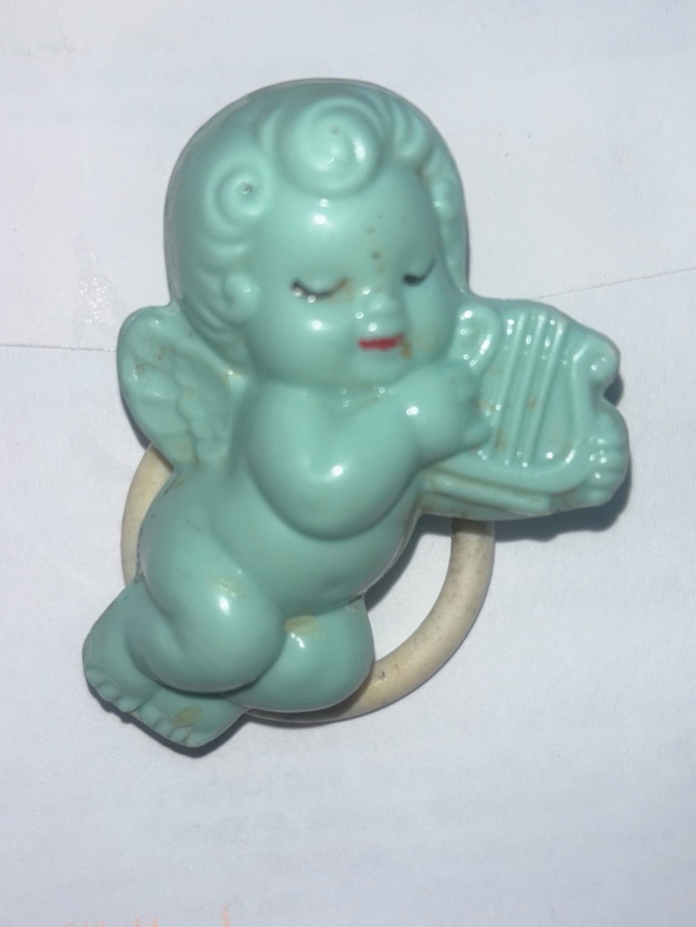 Vintage Baby Angel Rattle